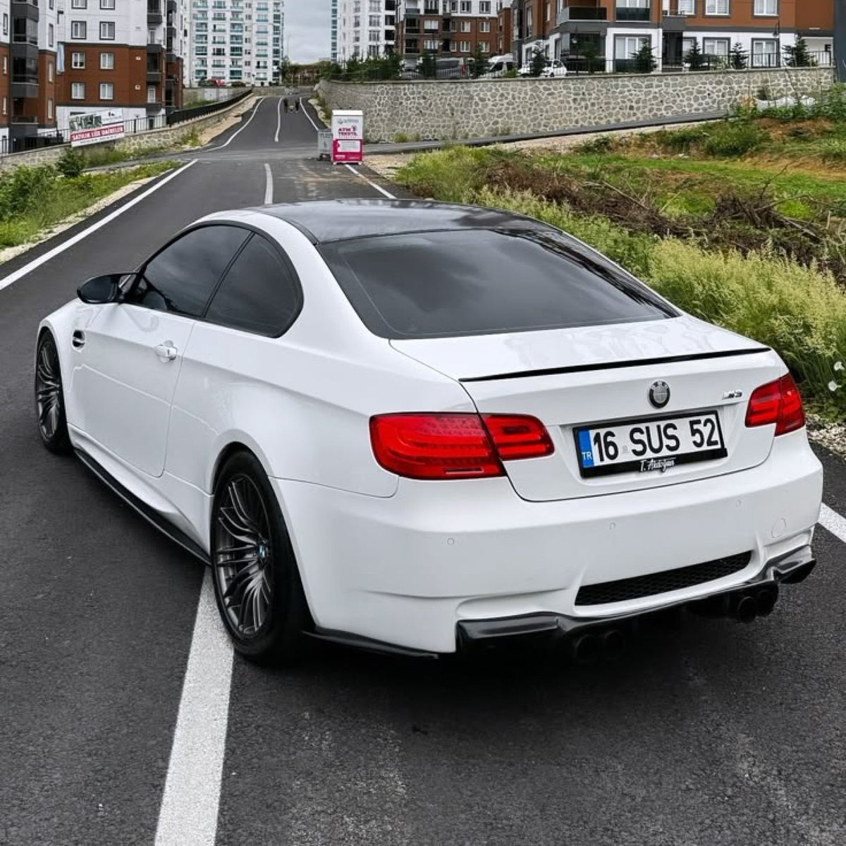 Spoiler Lotka Klapy Bagażnika BMW E92 / E92 M3 | M3 Style Czarny Połysk (2006-2013)