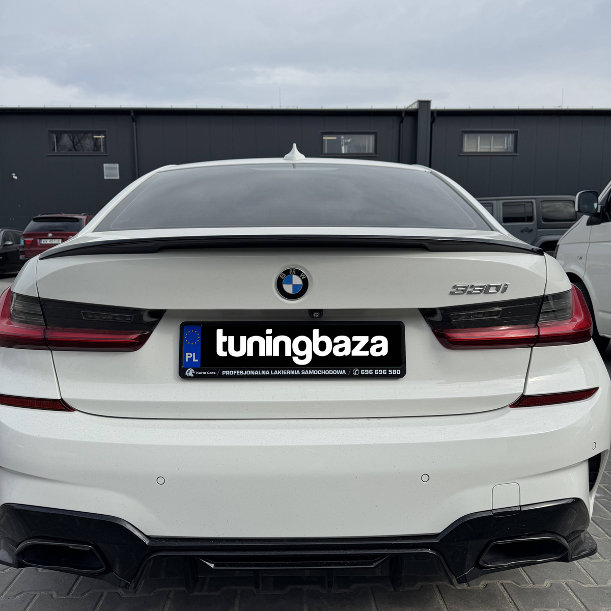 Spoiler Lotka Klapy BMW G20 / G80 M3 (2018–ON) MP-Style Czarny Połysk