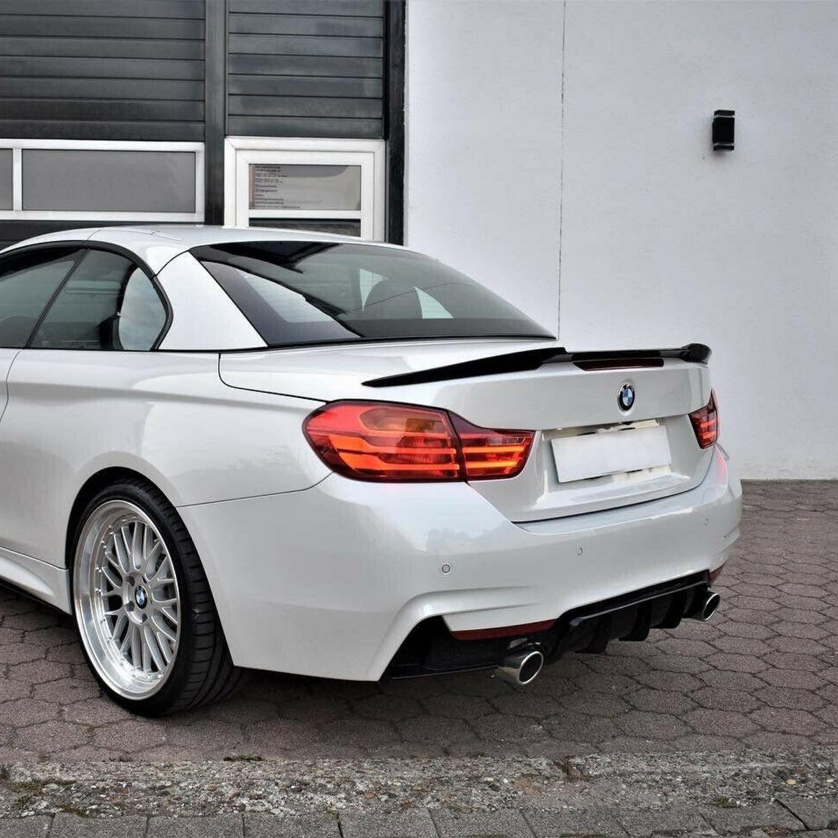 Spoiler Lotka Klapy BMW F33 / F83 M4 (2013-2020) M4-Style Czarny Połysk
