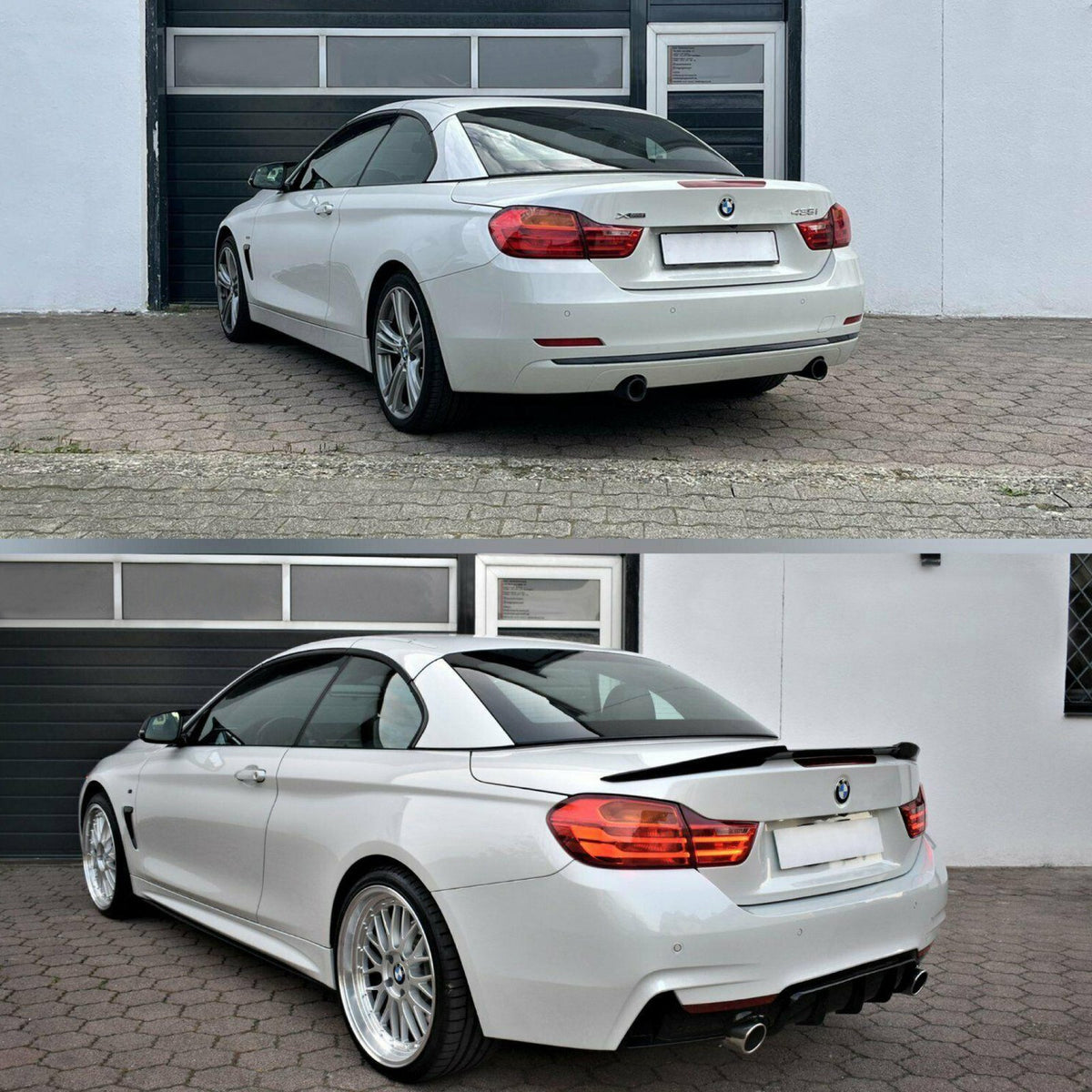 Spoiler Lotka Klapy BMW F33 / F83 M4 (2013-2020) M4-Style Czarny Połysk