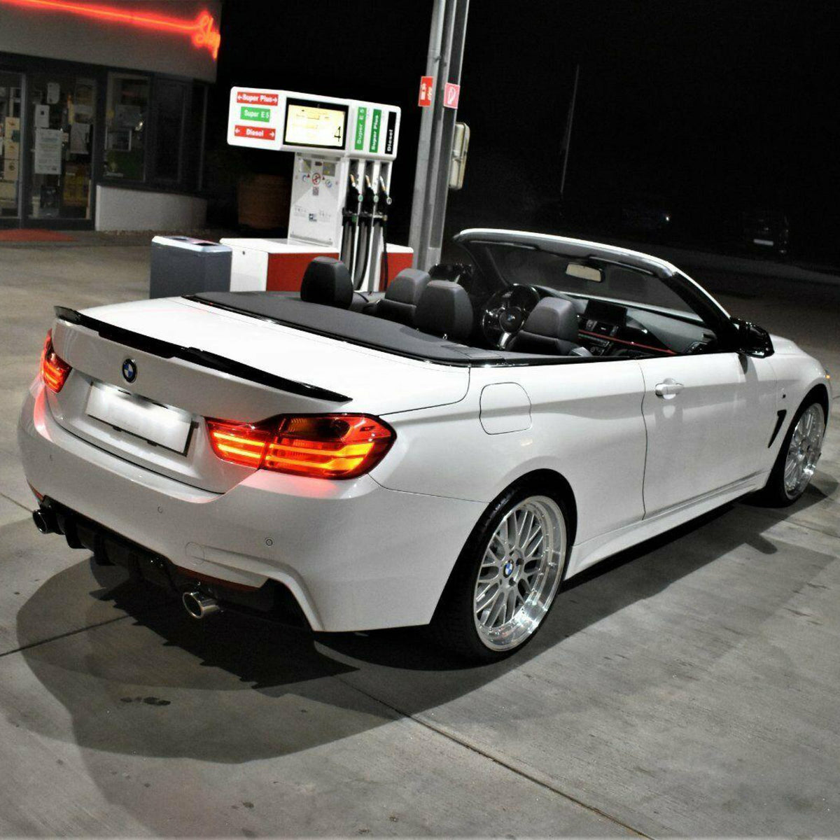 Spoiler Lotka Klapy BMW F33 / F83 M4 (2013-2020) M4-Style Czarny Połysk