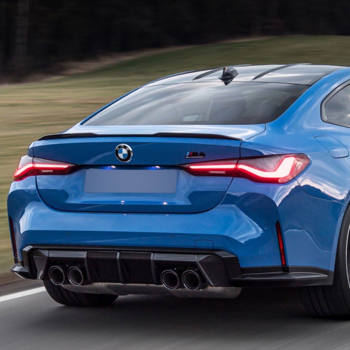 Spoiler Lotka Klapy Bagażnika BMW 4 G22 / M4 G82 (2020-ON) M4-Style Czarny Połysk
