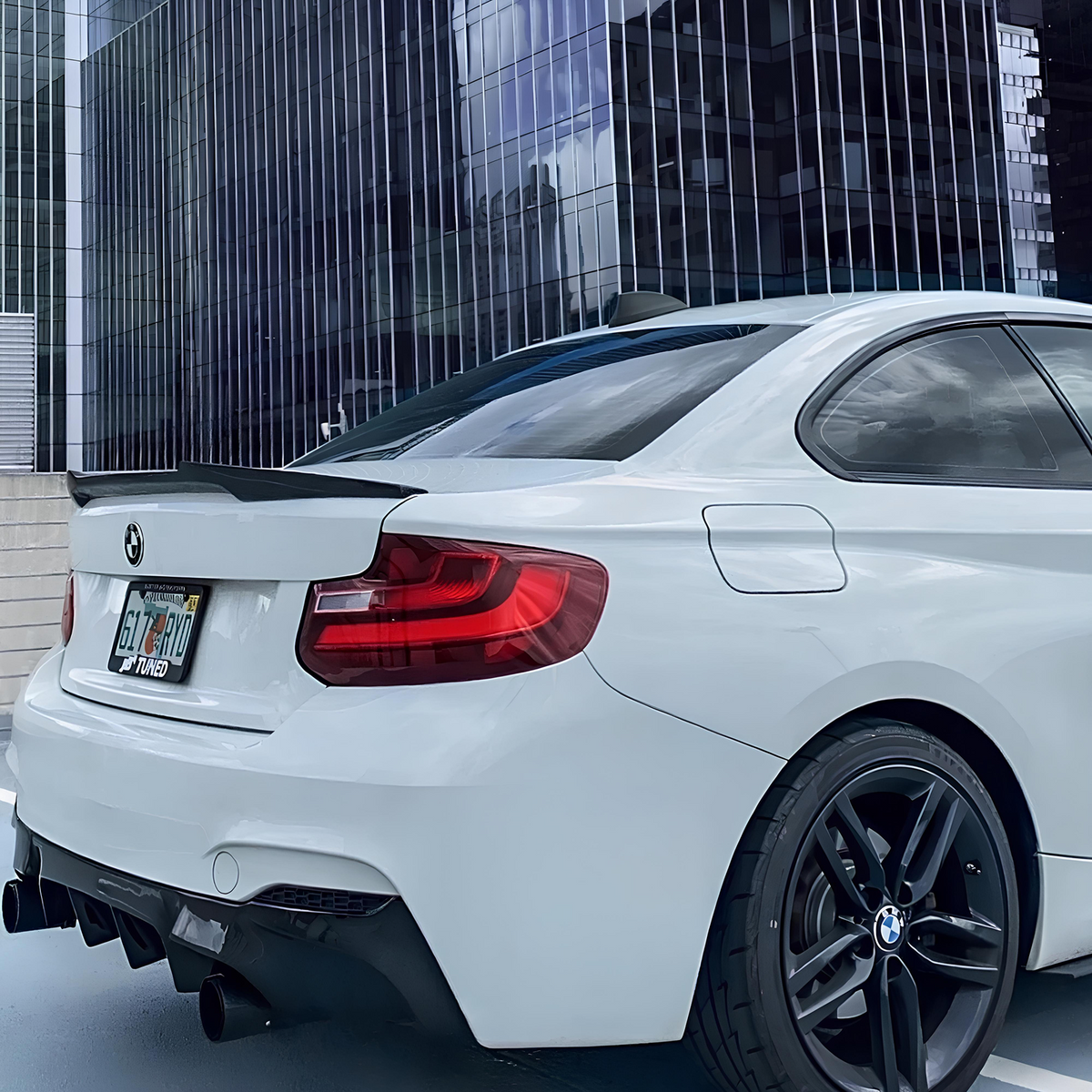Spoiler | Lotka Klapy Bagażnika BMW F22 / F87 M2 M4-Style Czarny Połysk (2014-2021)