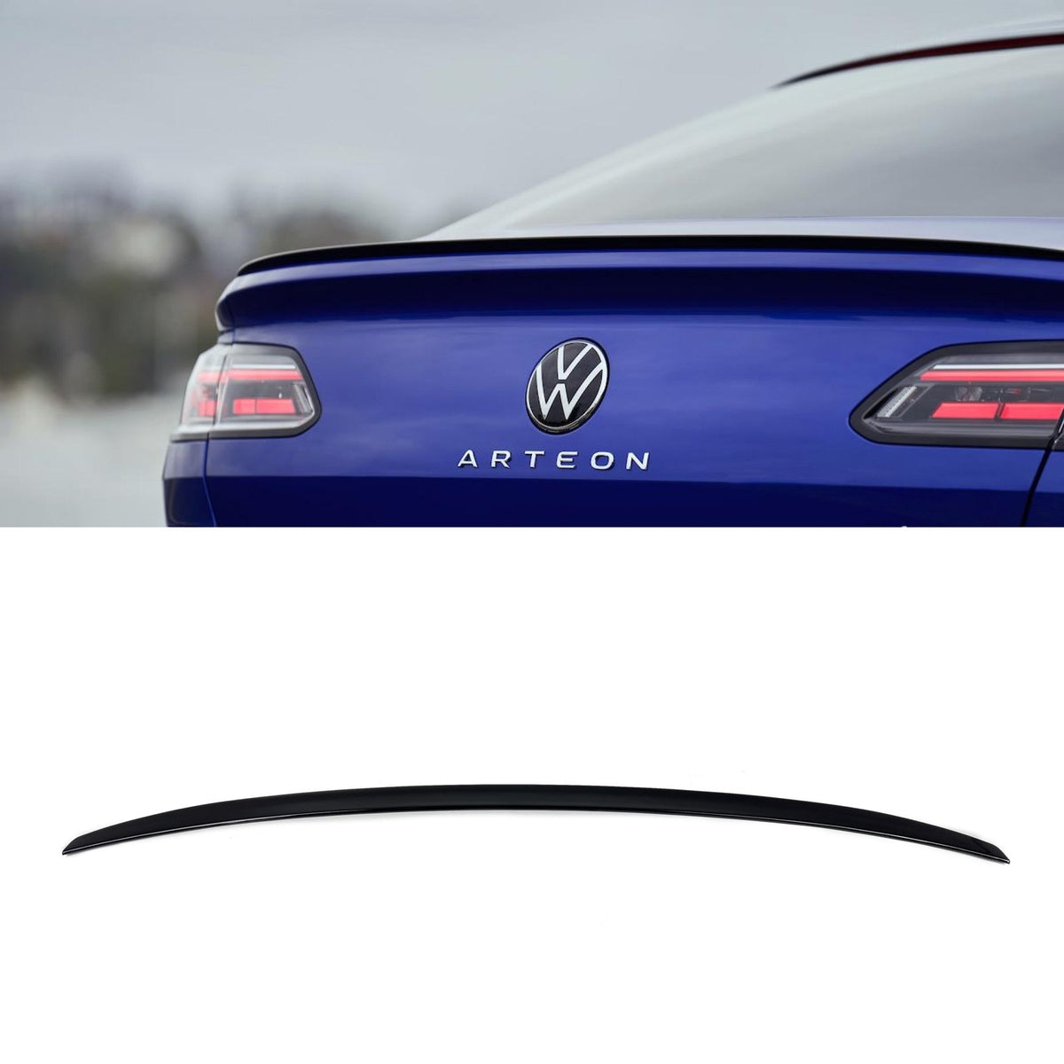 Spoiler Lotka Klapy Bagażnika Volkswagen Arteon (2017-2025) Czarny Połysk