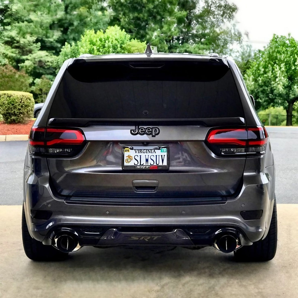 Spoiler Lotka Klapy Bagażnika do Jeep Grand Cherokee WK2 IV (2014–2022) Czarny Połysk