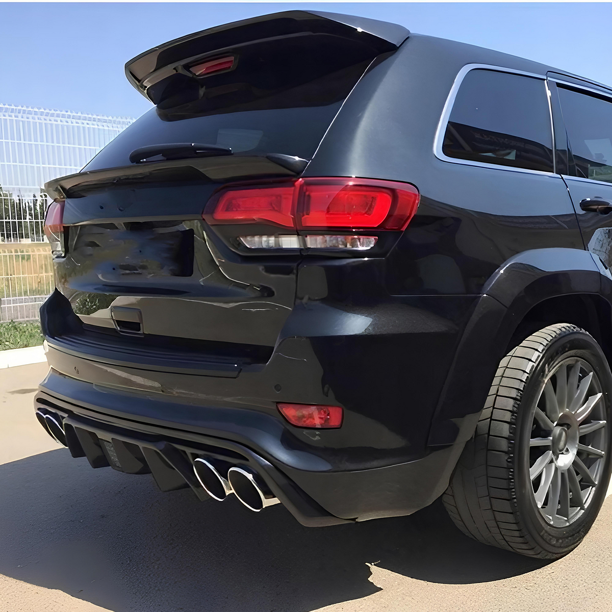 Spoiler Lotka Klapy Bagażnika do Jeep Grand Cherokee WK2 IV (2014–2022) Czarny Połysk