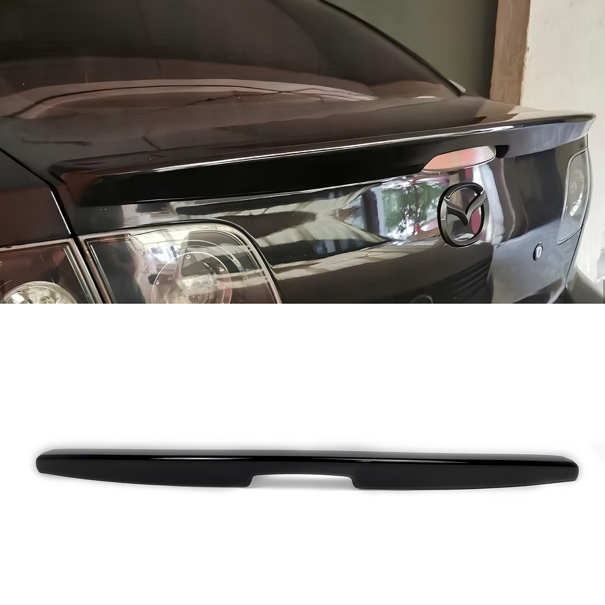 Spoiler Lotka Klapy Mazda 3 BK Sedan (2003-2009) OEM-Style Czarny Połysk