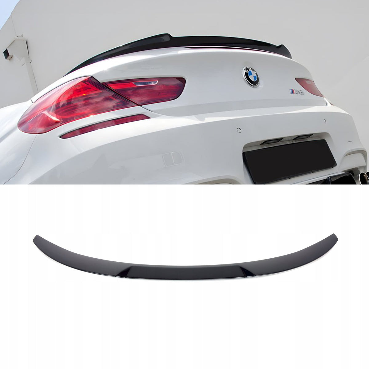 Spoiler Lotka Klapy BMW 6 F06 / F13 / M6 (2011-2018) M4-Style Czarny Połysk