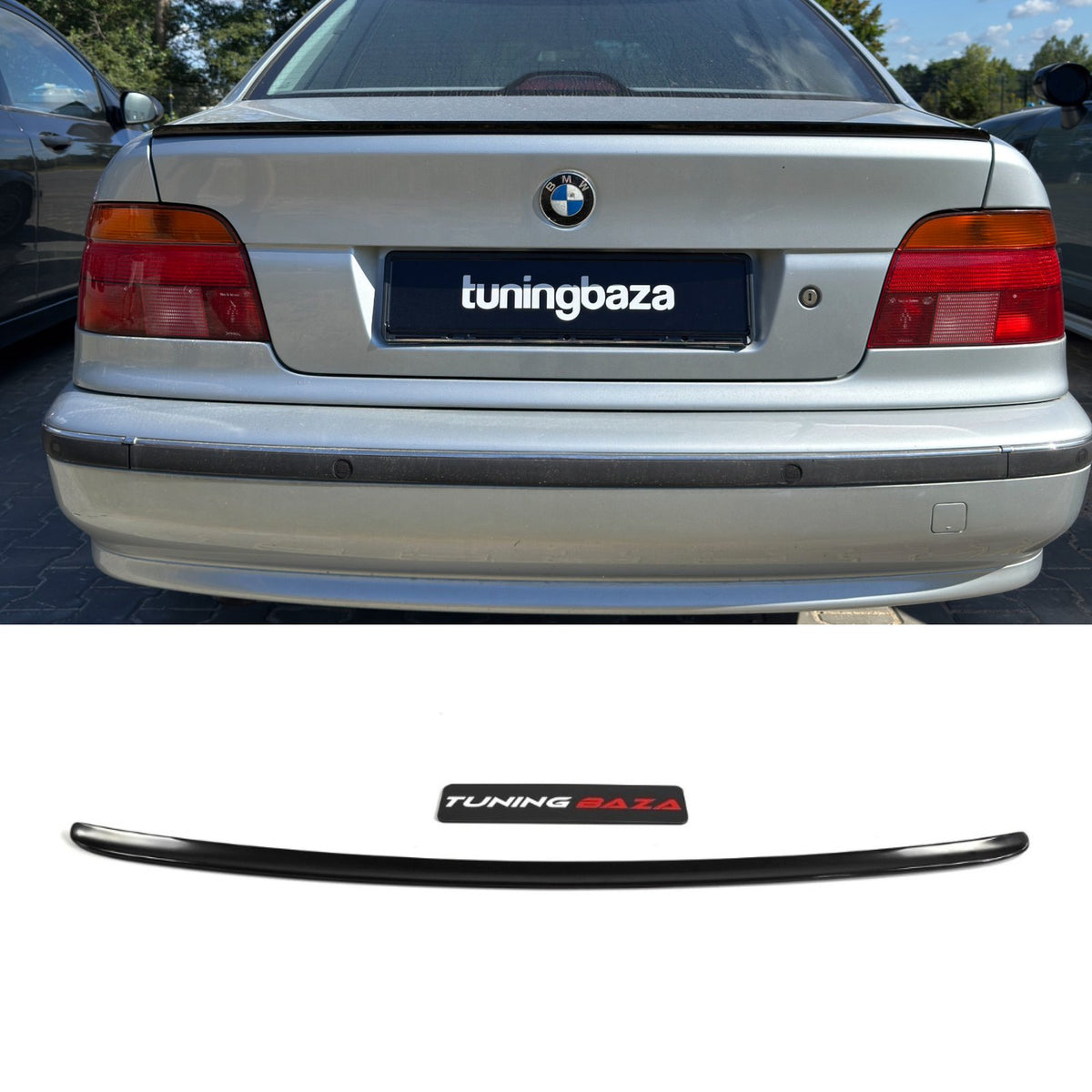 Spoiler Lotka Klapy BMW Serii 5 E39 (1995–2003) M5-Style Czarny Połysk