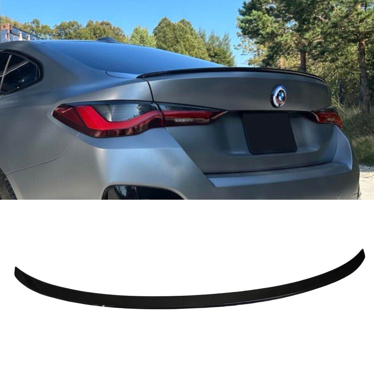 Spoiler Lotka Klapy Bagażnika BMW 4 (4D) G26 (2021-ON) OEM-Style Czarny Połysk