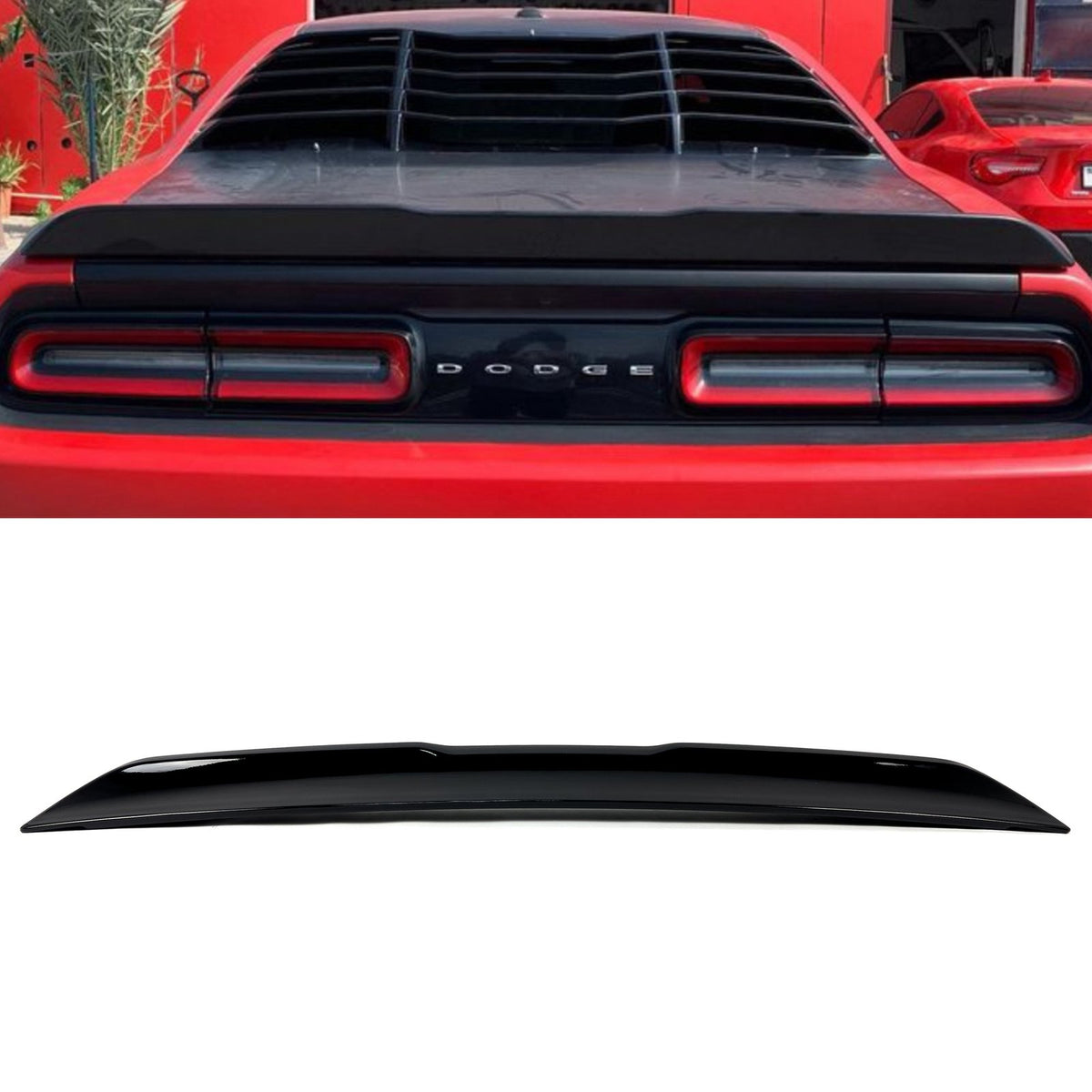 Spoiler Lotka Klapy Bagażnika Dodge Challenger (2008-2023) M4-Style Czarny Połysk