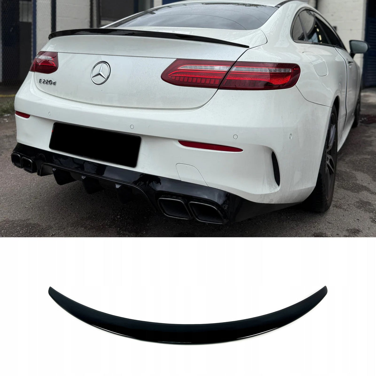 Spoiler Lotka Klapy Mercedes C238 (2016–2023) AMG-Style Czarny Połysk