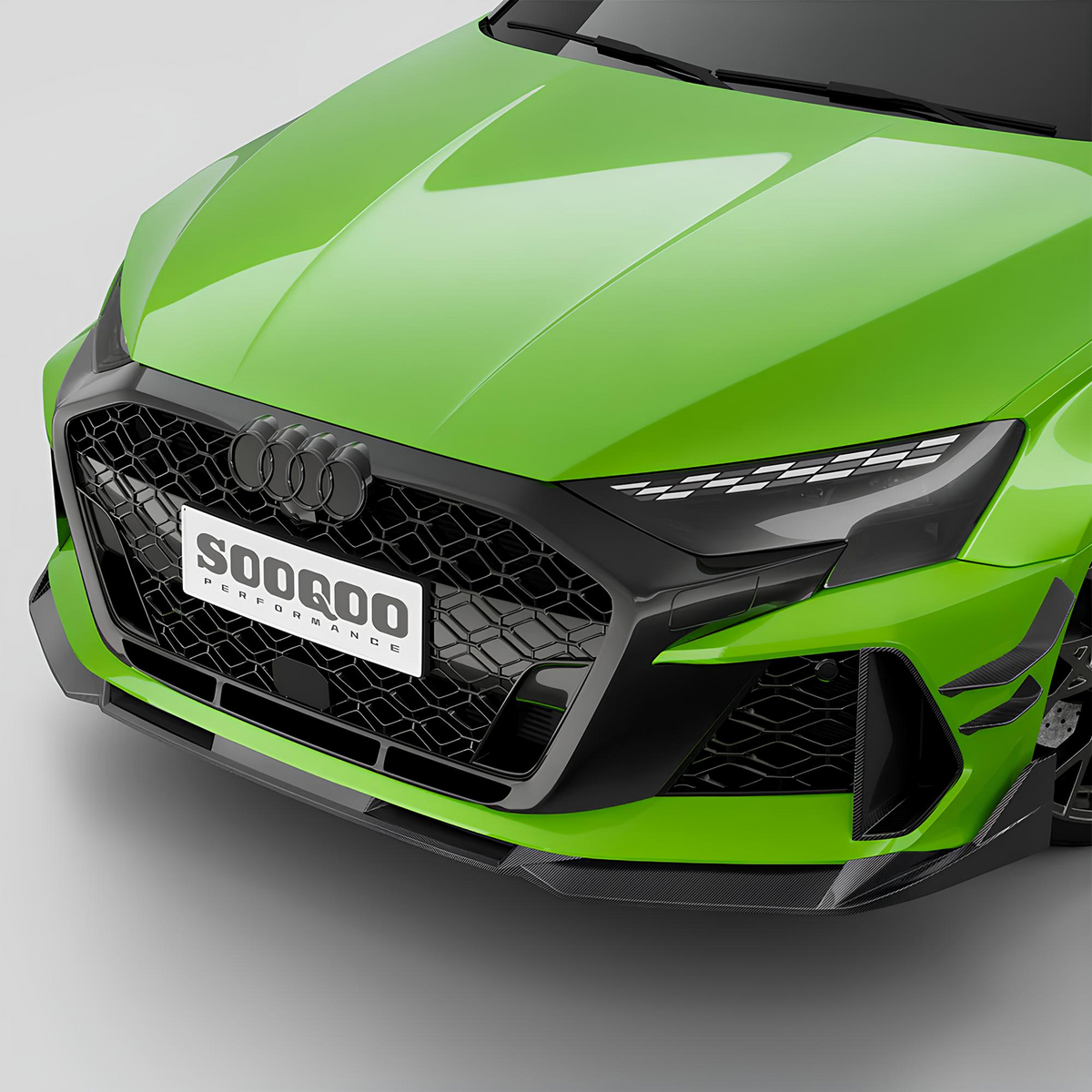 Karbonowy Splitter / Front Lip AUDI RS3 8Y Facelift (2024+) SOOQOO Style