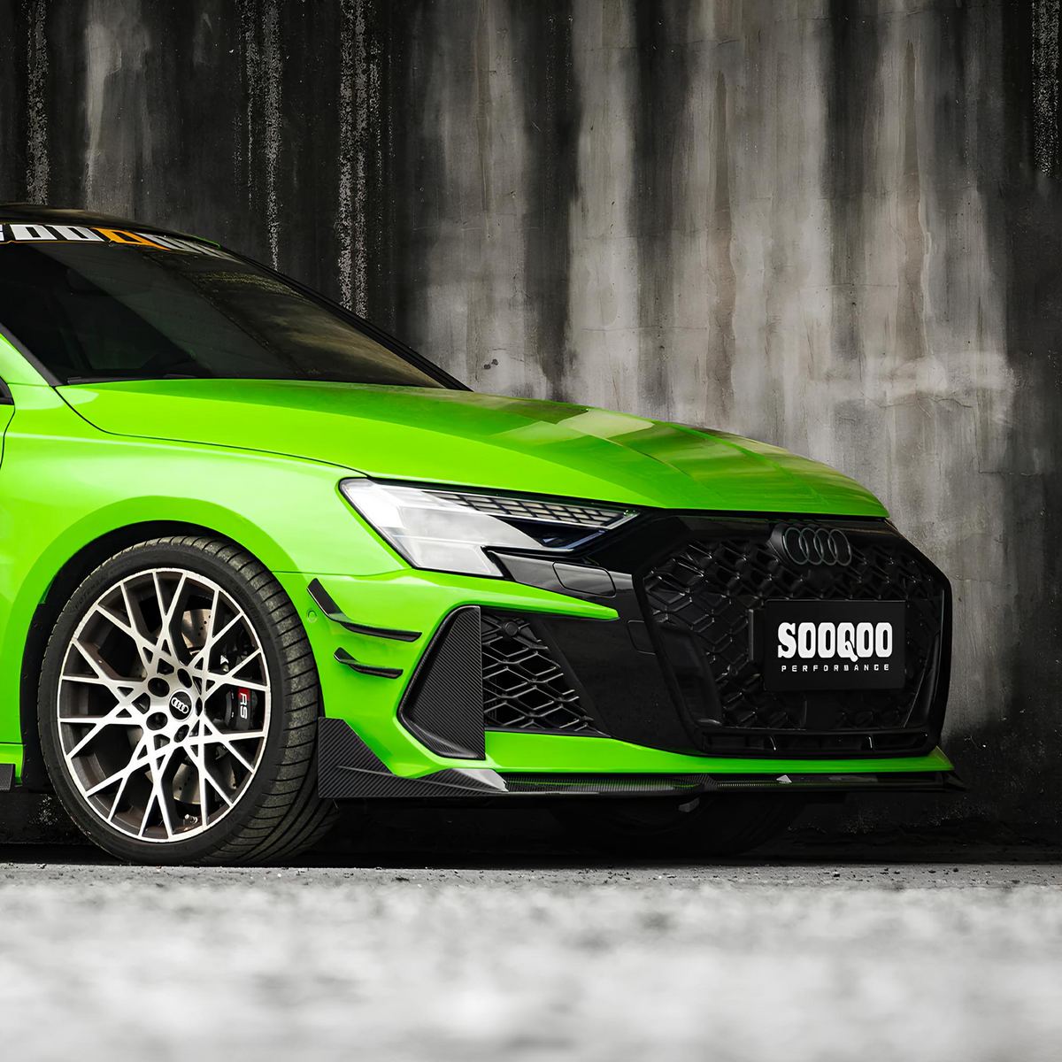 Karbonowy Splitter / Front Lip AUDI RS3 8Y Facelift (2024+) SOOQOO Style