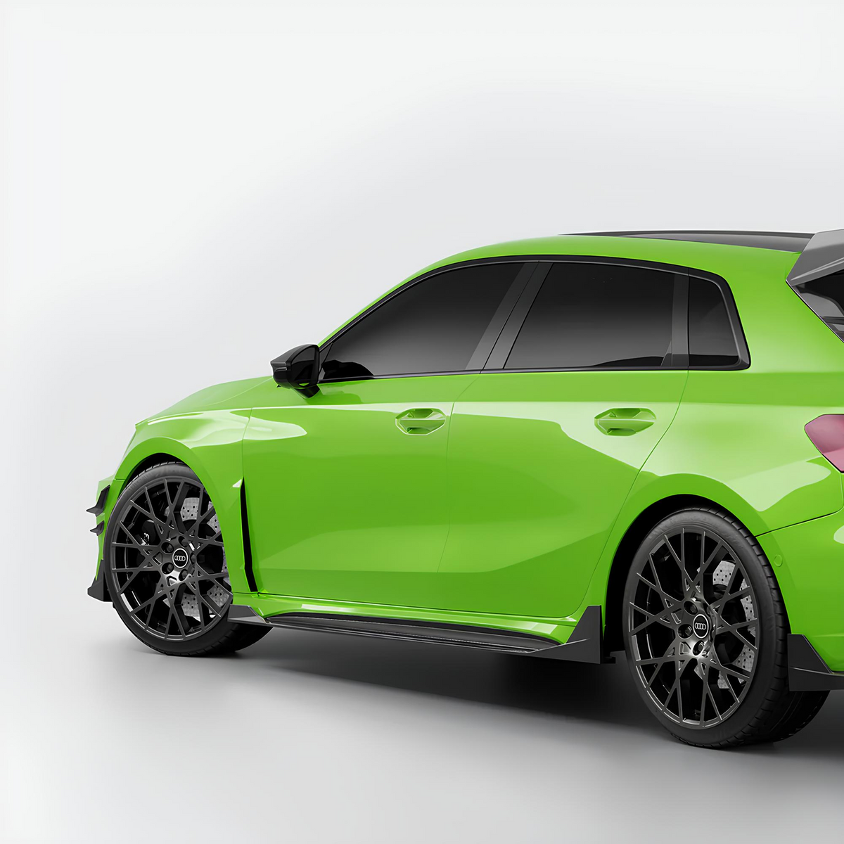 Karbonowe Dokładki / Listwy Pod Progi do AUDI RS3 8Y (2024+) SOOQOO Style