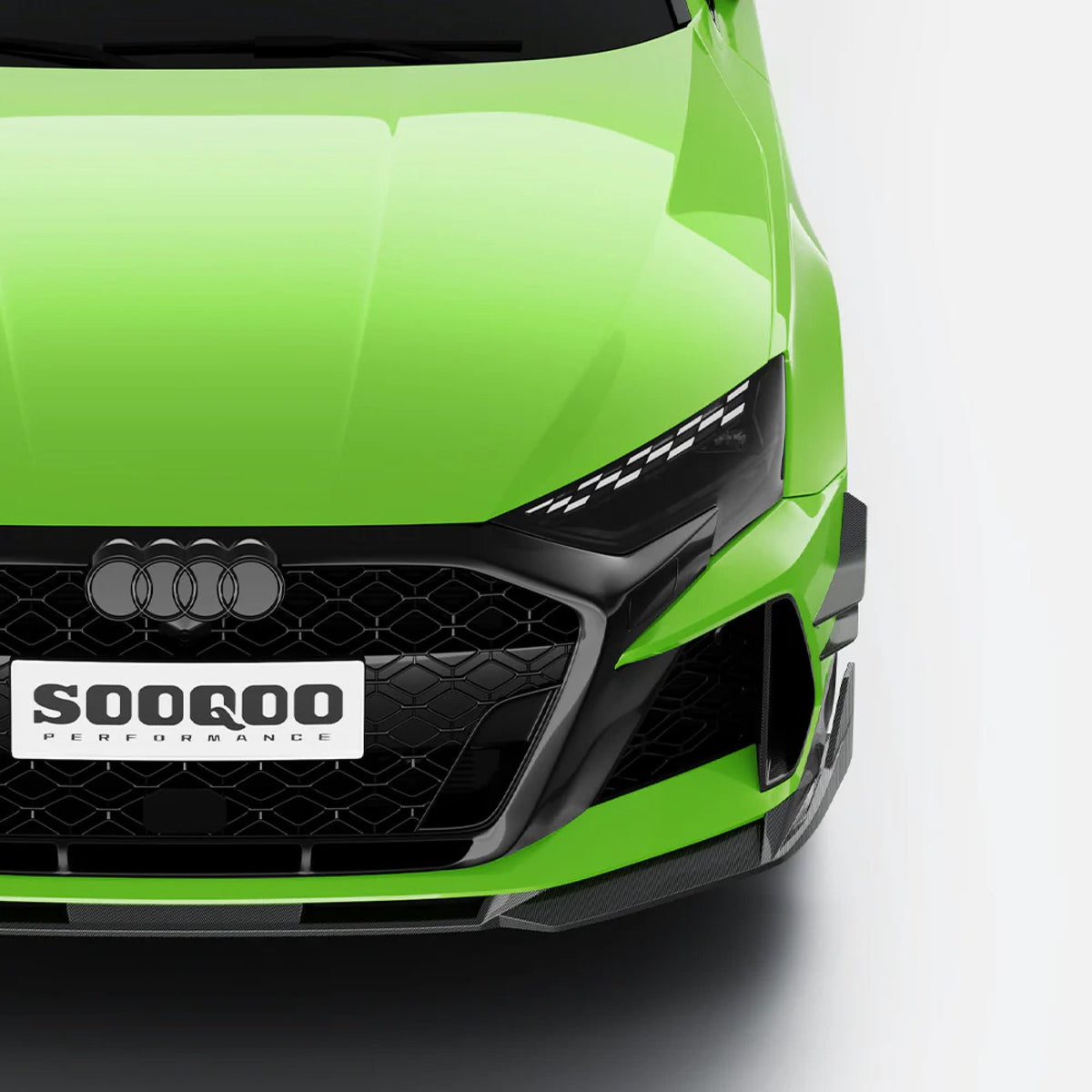 Karbonowe Canardy Przednie do AUDI RS3 8Y Facelift w stylu SQ