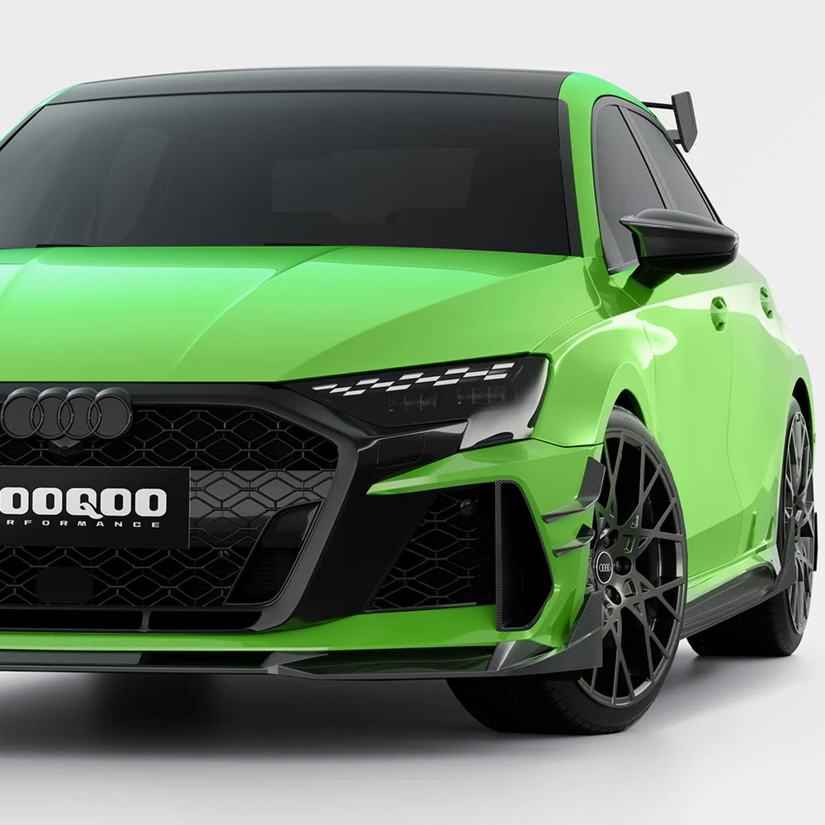 Karbonowe Canardy Przednie do AUDI RS3 8Y Facelift w stylu SQ
