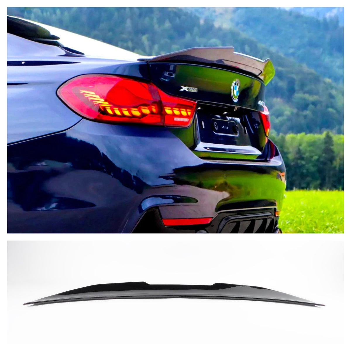Spoiler Lotka Klapy Bagażnika BMW F32 (2013-2020) PSM-Style Czarny Połysk