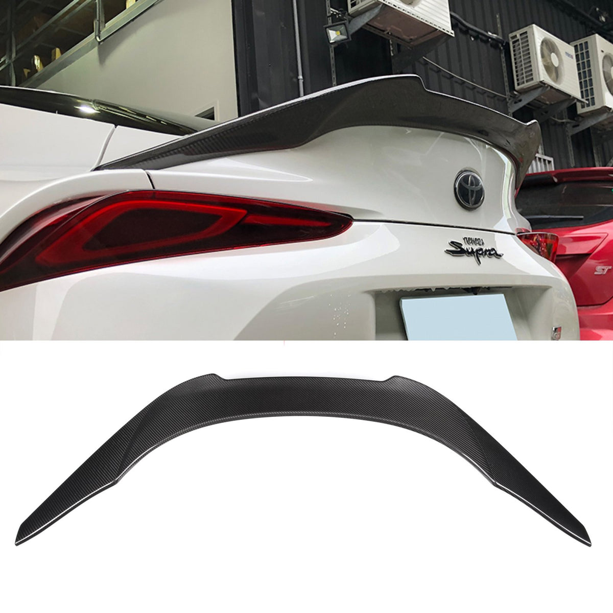 Karbonowa Lotka Spoiler Toyota Supra A90 V Style (Dry-Carbon)