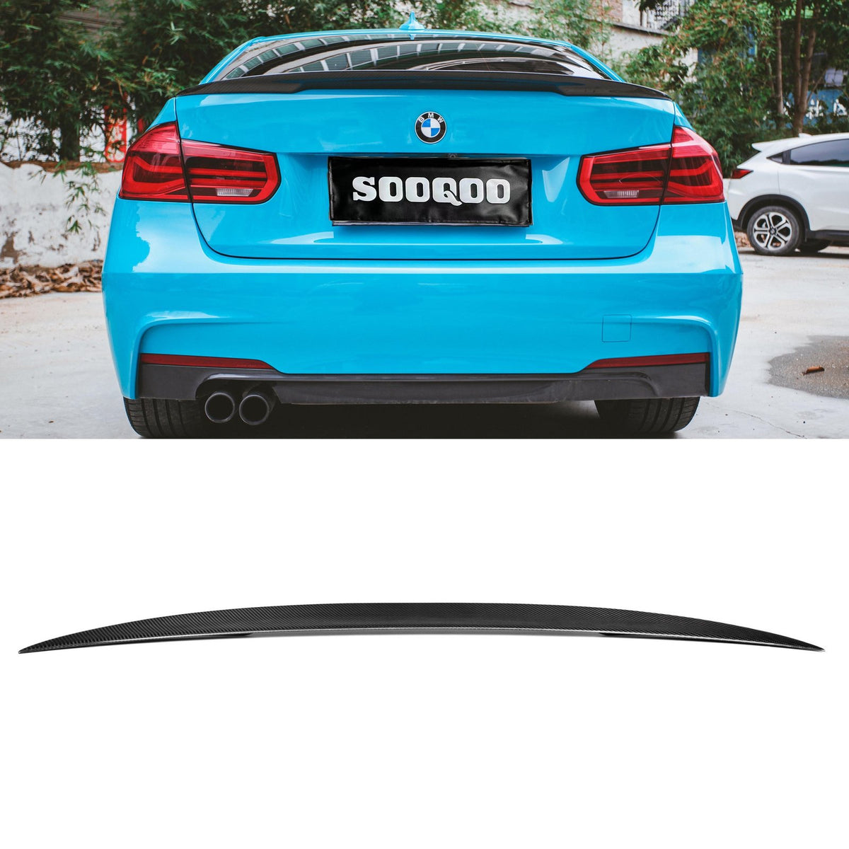 Spoiler lotka klapy BMW F30 F80 MP Style Karbonowa ( Dry-Carbon)
