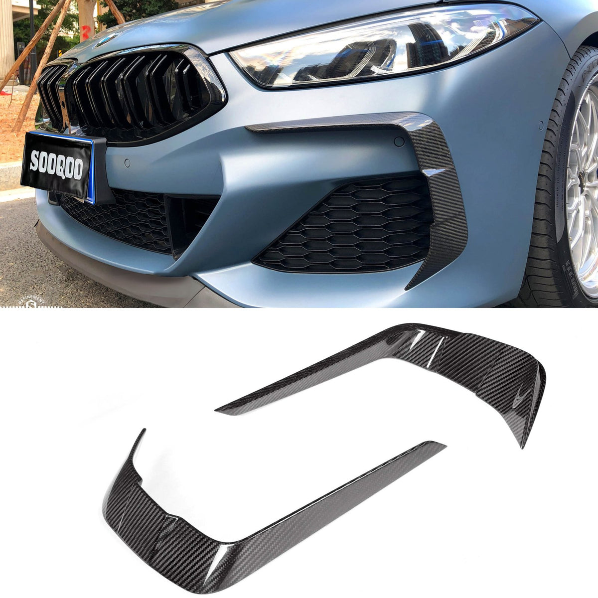 Karbonowe Canardy BMW G14 G15 G16 SQ Style LCI 2020+