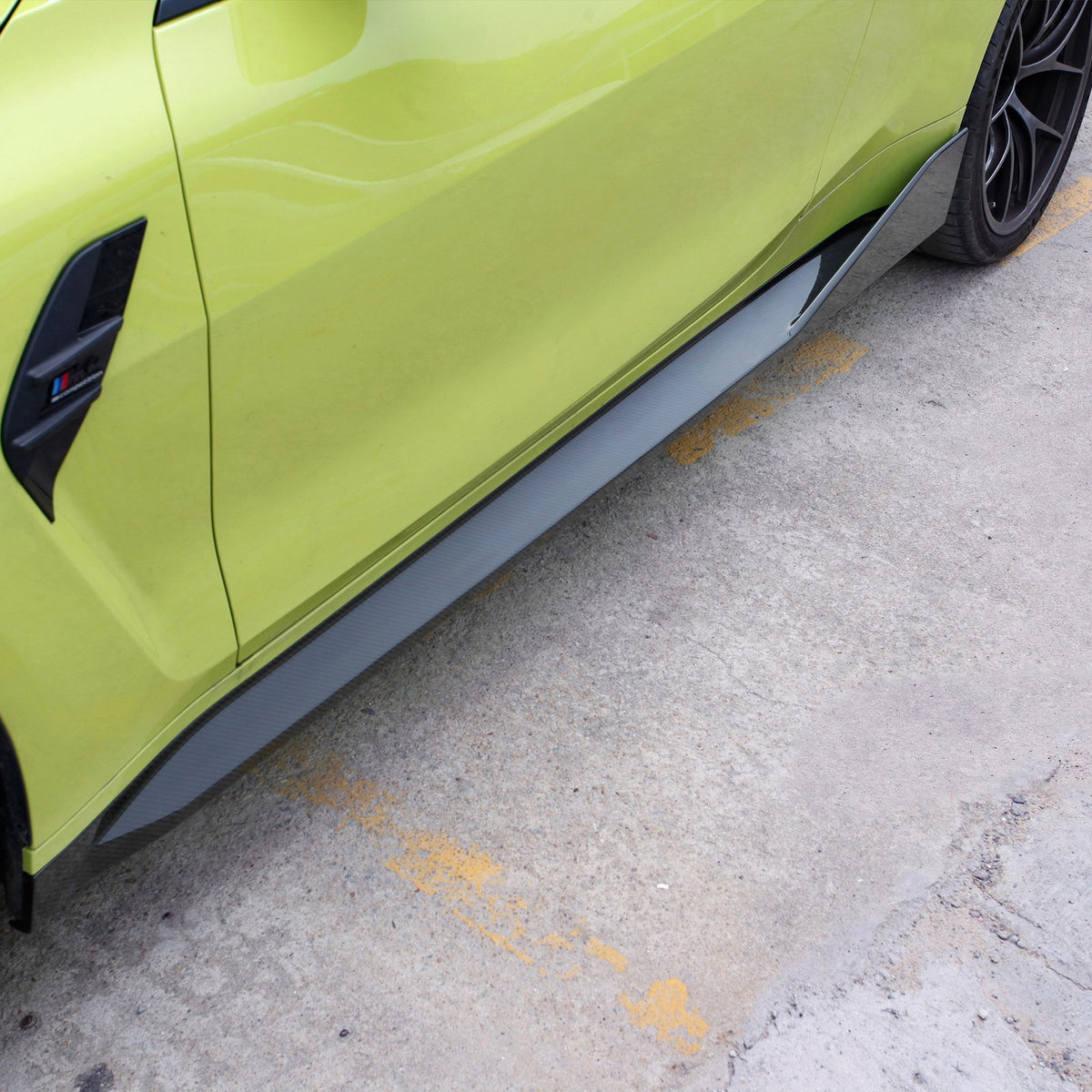 Karbonowe Progi Boczne - BMW M3 G80 w stylu M-Performance