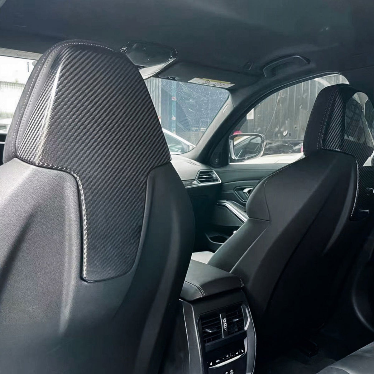Karbonowe Osłony Foteli Zagłówków BMW G87 G80 F91 F92 F93 F97 F98 G42 M240