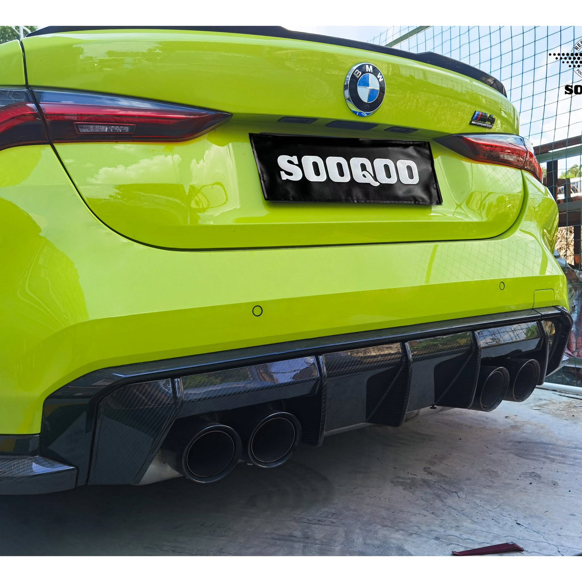 Karbonowy Dyfuzor Spoiler Tył BMW G80 G81 G82 G83 Competition Style