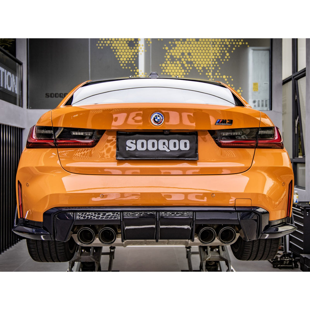 Karbonowy Dyfuzor Spoiler Tył BMW G80 G81 G82 G83 Competition Style