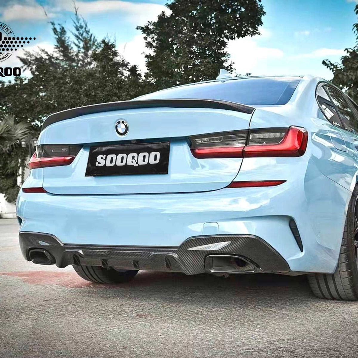 Karbonowy Dyfuzor BMW G20 M-Performance Styl Przedlift