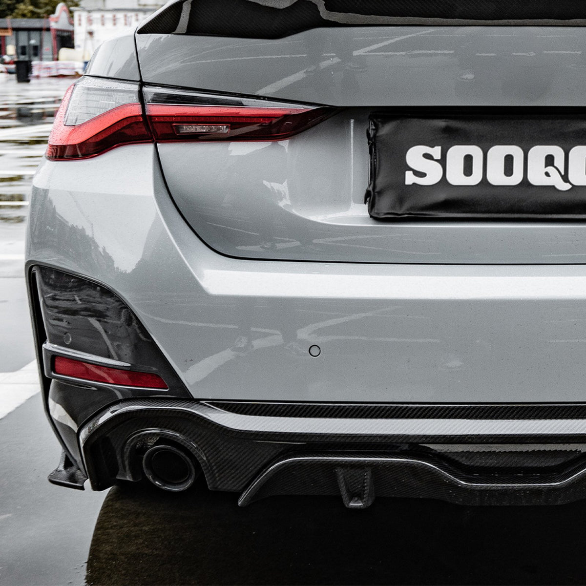 Karbonowy Dyfuzor BMW G26 (2021+) SooQoo Style 0--0