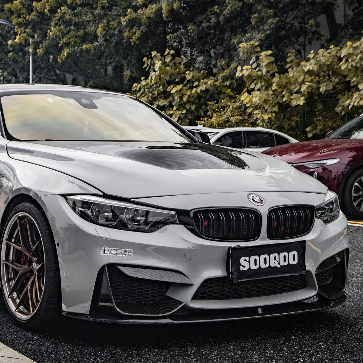 Karbonowy Splitter Przód do BMW M3 F80 / M4 F82 w stylu M-Performance