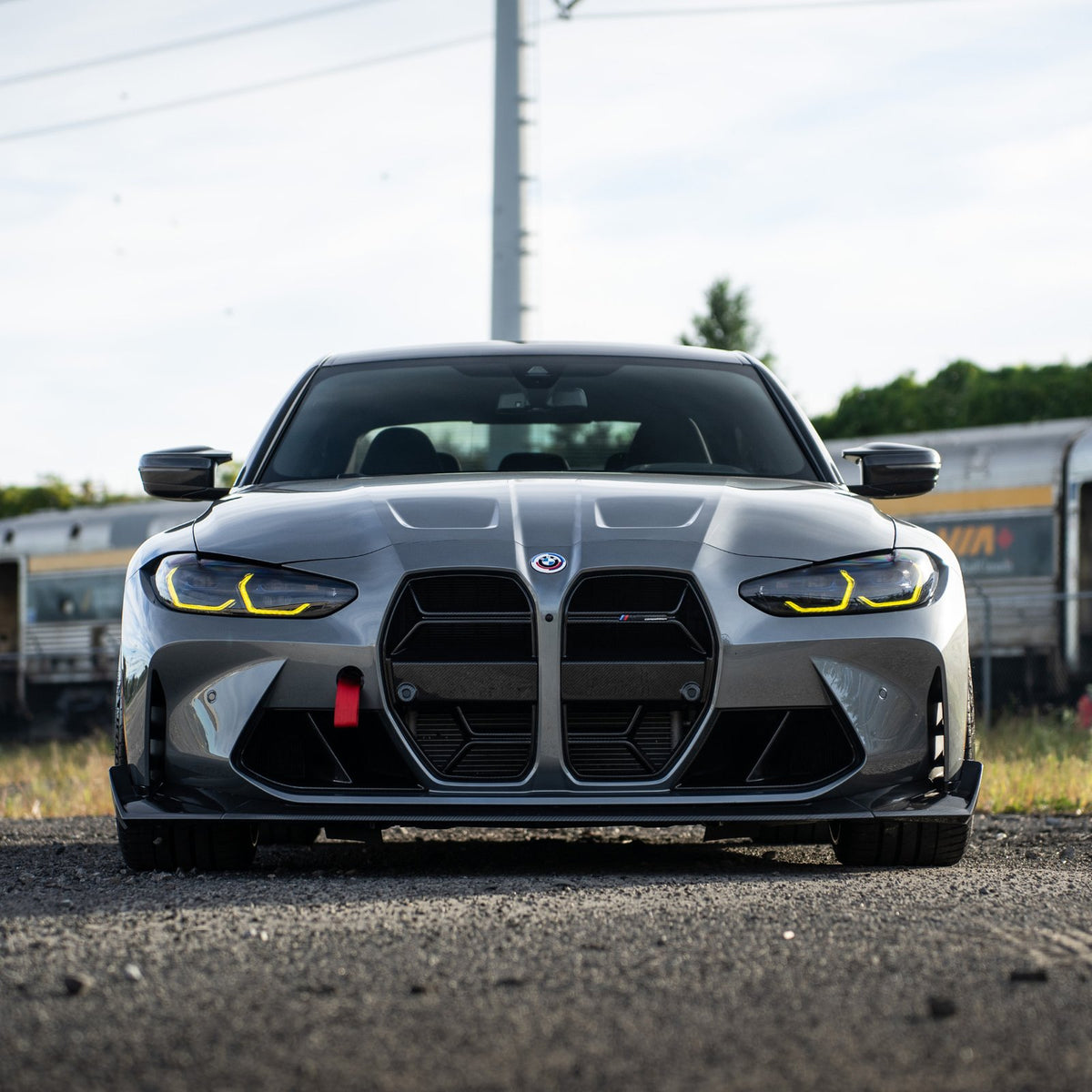 Karbonowy Splitter CSL Przód do BMW M3 G80 / G81 oraz M4 G82 / G83