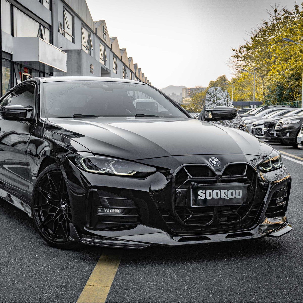 Karbonowa Atrapa / Grill Nerki do BMW 4 Series G22/G23 (2 DRZWI) CSL Style (2020+)