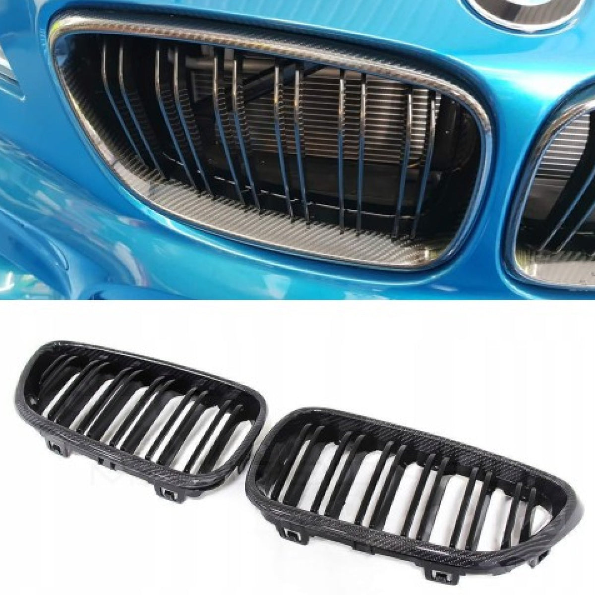 Karbonowa Atrapa Nerki Grill BMW F22 F23 F87 M2 Style