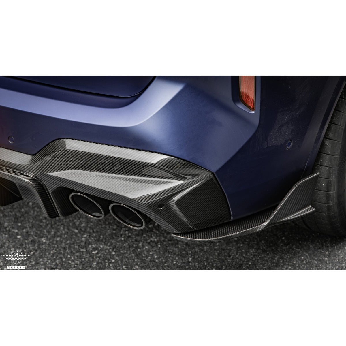 Karbonowy Dyfuzor BMW X3M F97 Polift SQ Style
