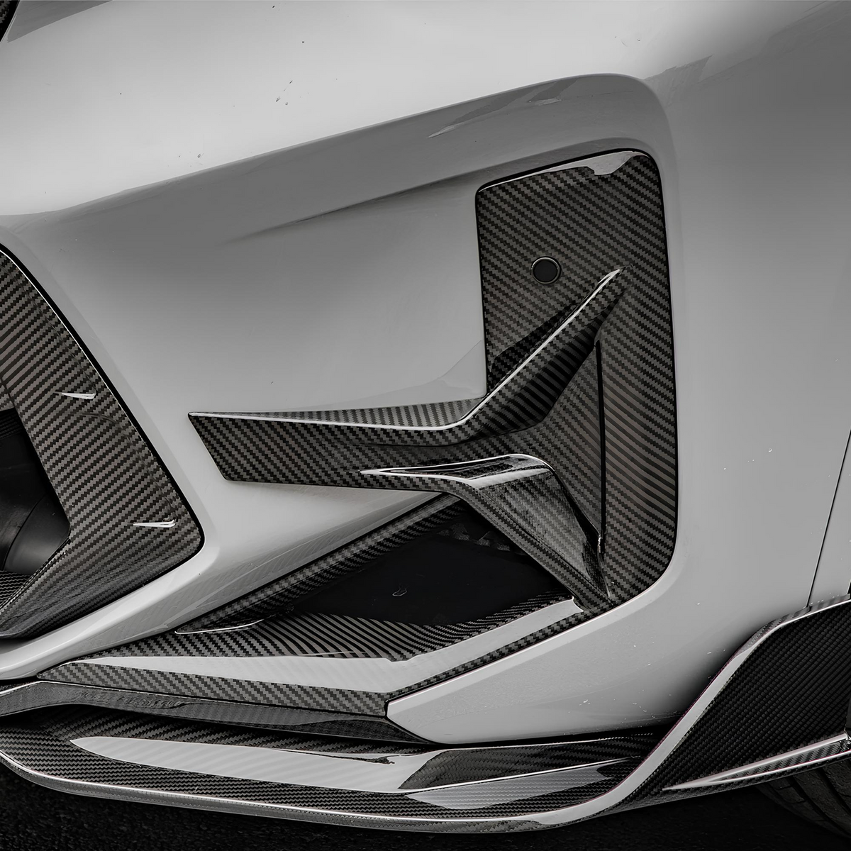 Karbonowe Wloty Powietrza Zderzaka do BMW X3M F97 LCI (2021-2024) SOOQOO Styl