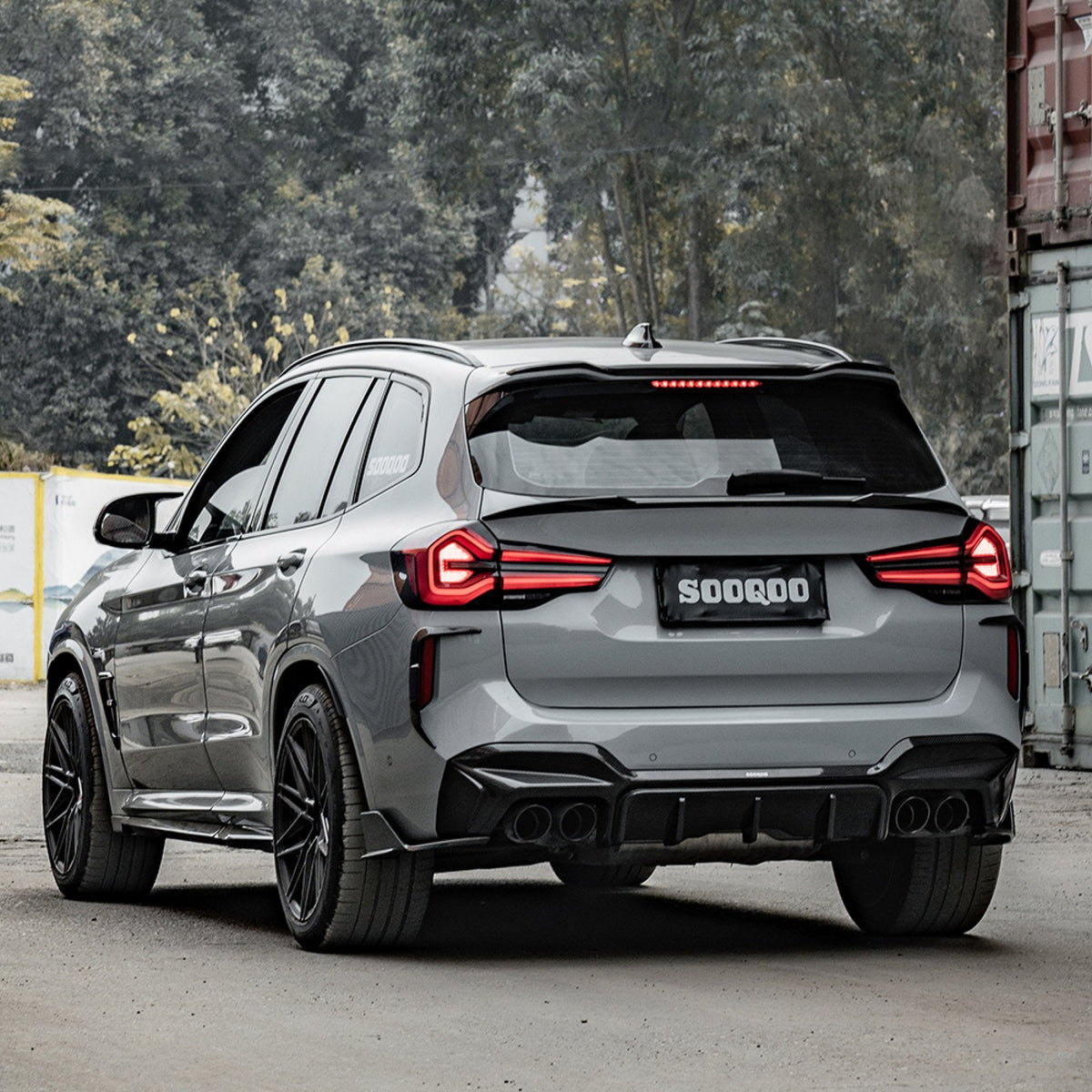 Karbonowa Lotka Spoiler Dachowy BMW X3M F97 / F97 LCI SQ Style (Dry-Carbon)