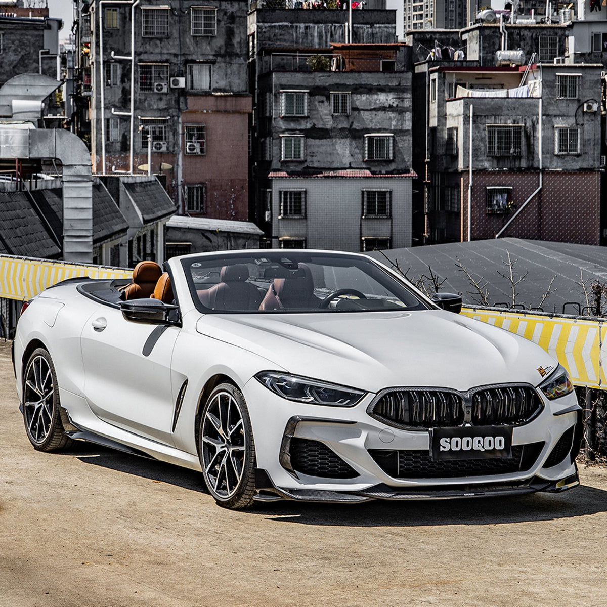 Karbonowe dokładki listwy pod progi do BMW 8 G14/G15/F91/F92 w stylu SQ