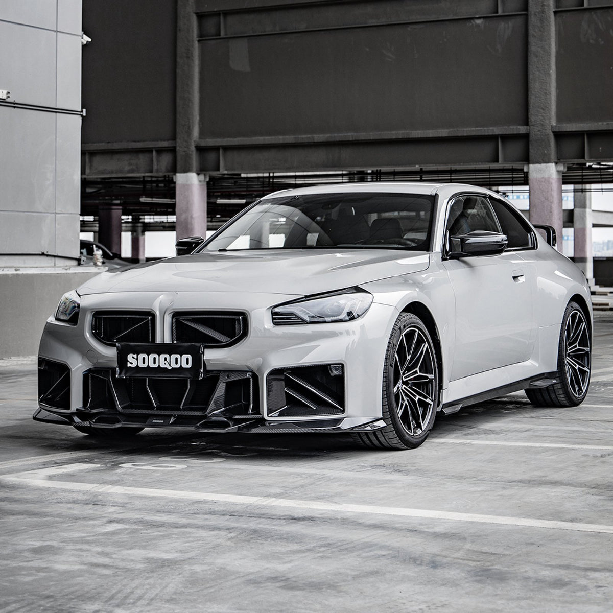 Karbonowe Wloty Powietrza Przedniego Zderzaka do BMW M2 G87 Coupe – SQ Style