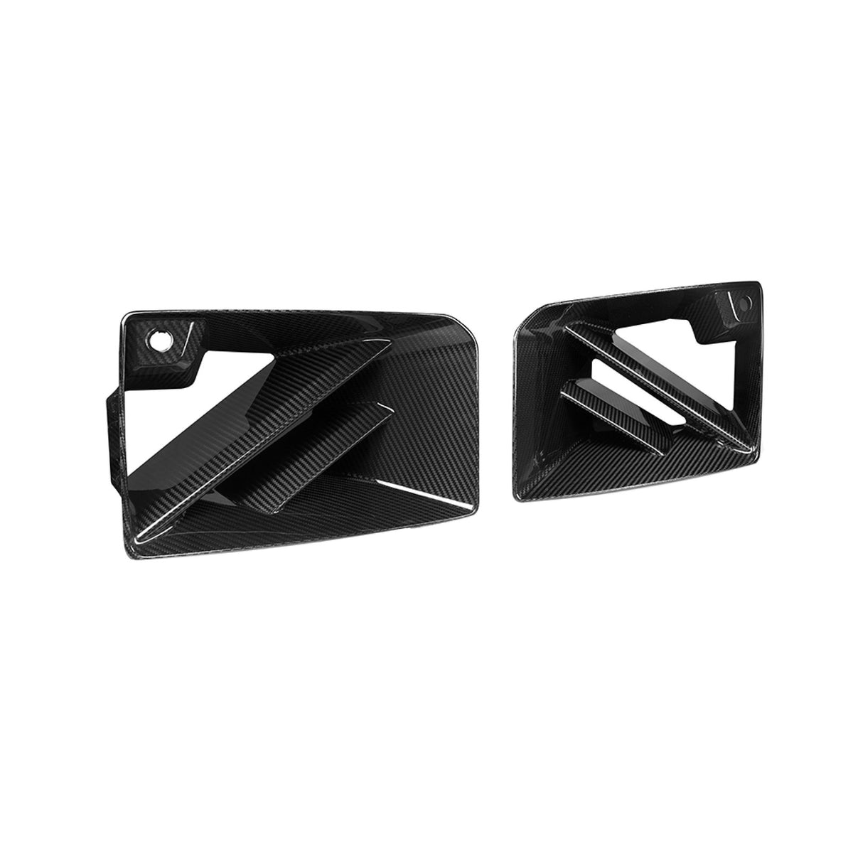 Karbonowe Wloty Powietrza Przedniego Zderzaka do BMW M2 G87 Coupe – SQ Style