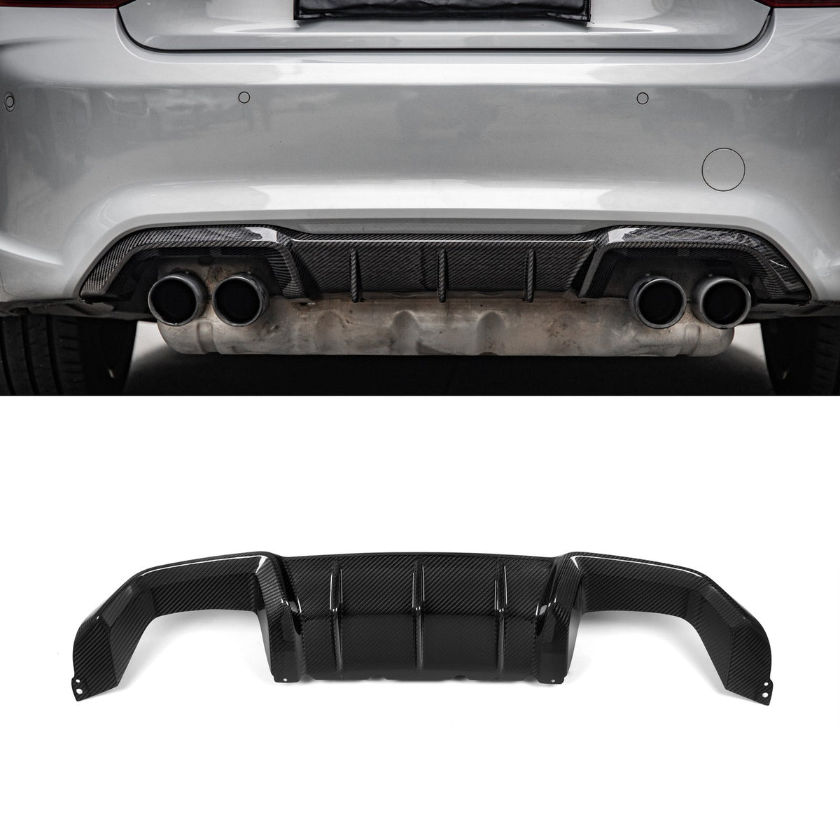 Karbonowy Dyfuzor BMW M2 F87 Coupe M-Performance Style
