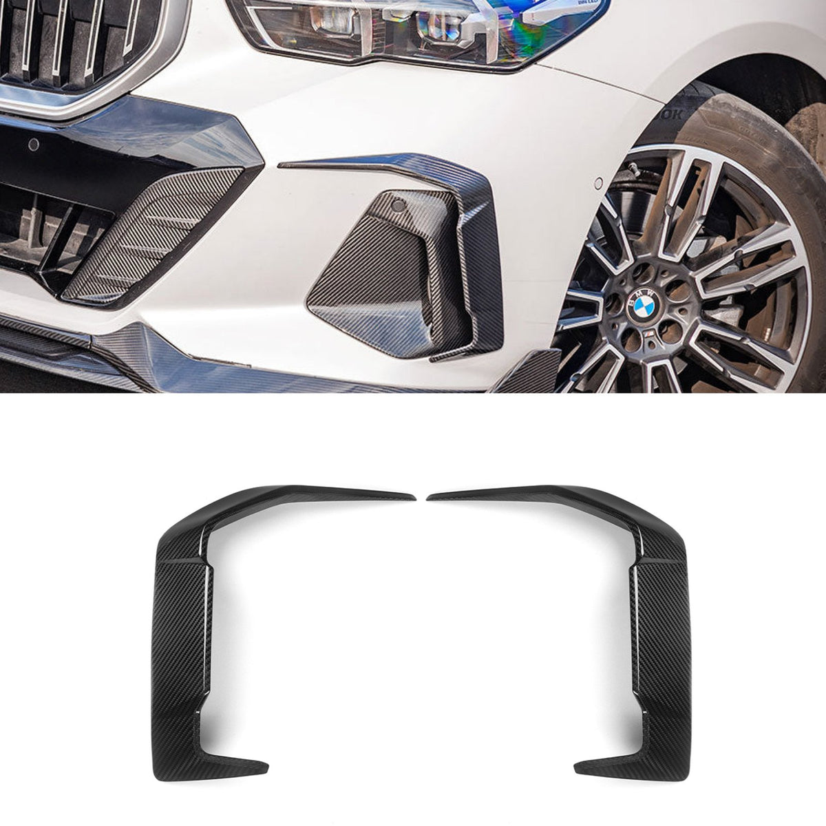 Karbonowe Dekory Wlotów BMW G60 SQ Style