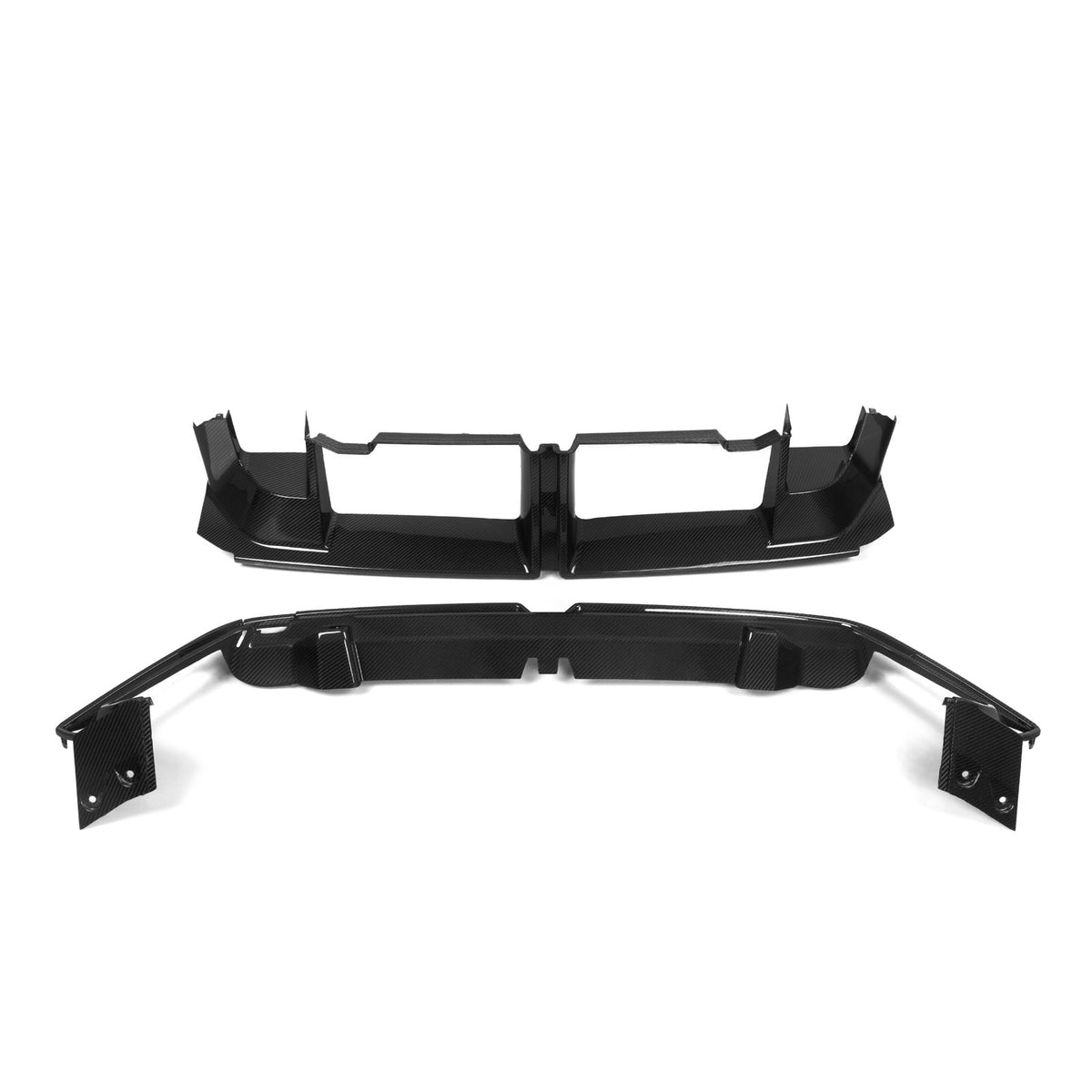 Karbonowa Kratka Środkowa Przedniego Zderzaka BMW M5 G90 G99 OEM Style