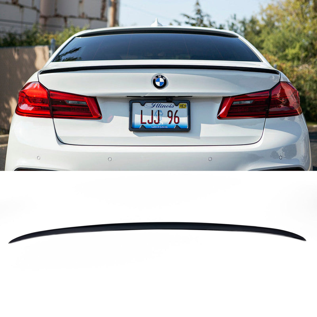 Spoiler Lotka Klapy BMW 5 G30 / F90 M5 (2017-2023) M5-Style Czarny Połysk