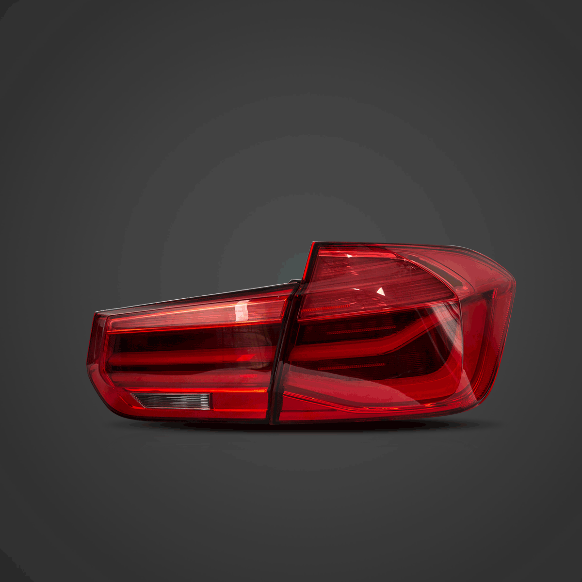 Lampy Tylne Tył BMW F30 F80 LCI Style Czerwone