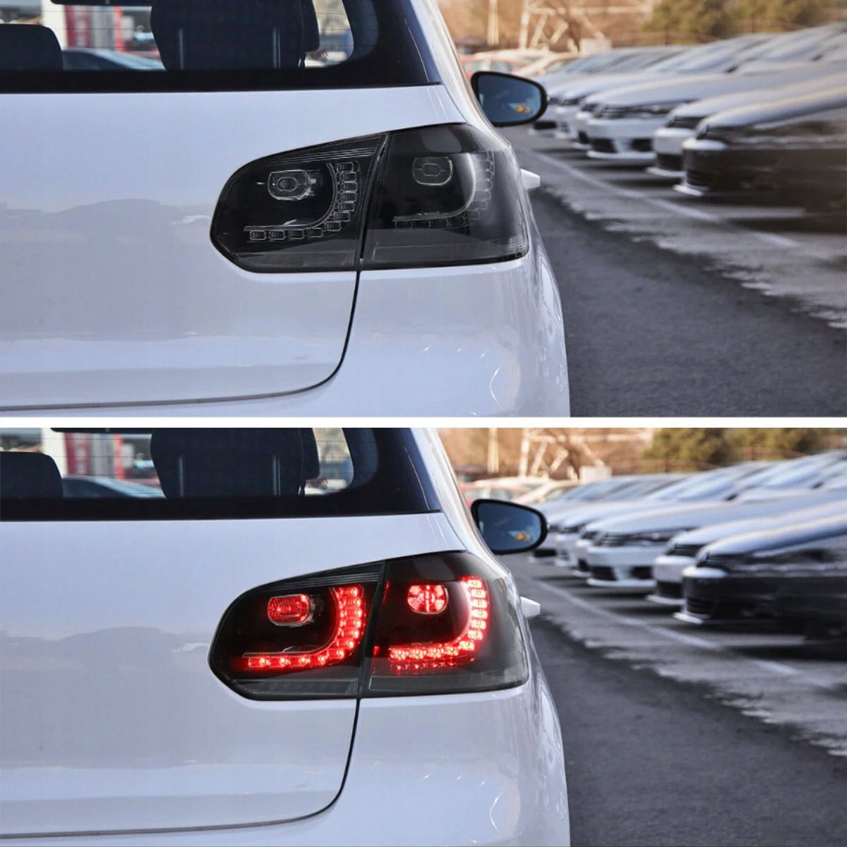 Lampy Tylne Tył Volkswagen VW Golf 6 MK6 5K1 08-13 Czerwone LED