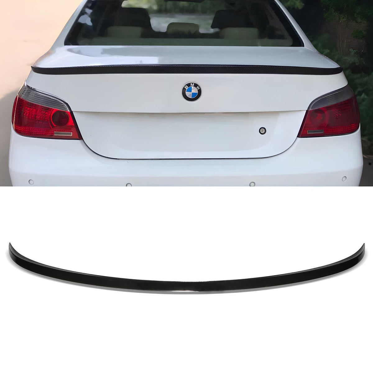 Spoiler Lotka Klapy BMW 5 E60 / E60 M5 (2003-2009) M5-Style Czarny Połysk