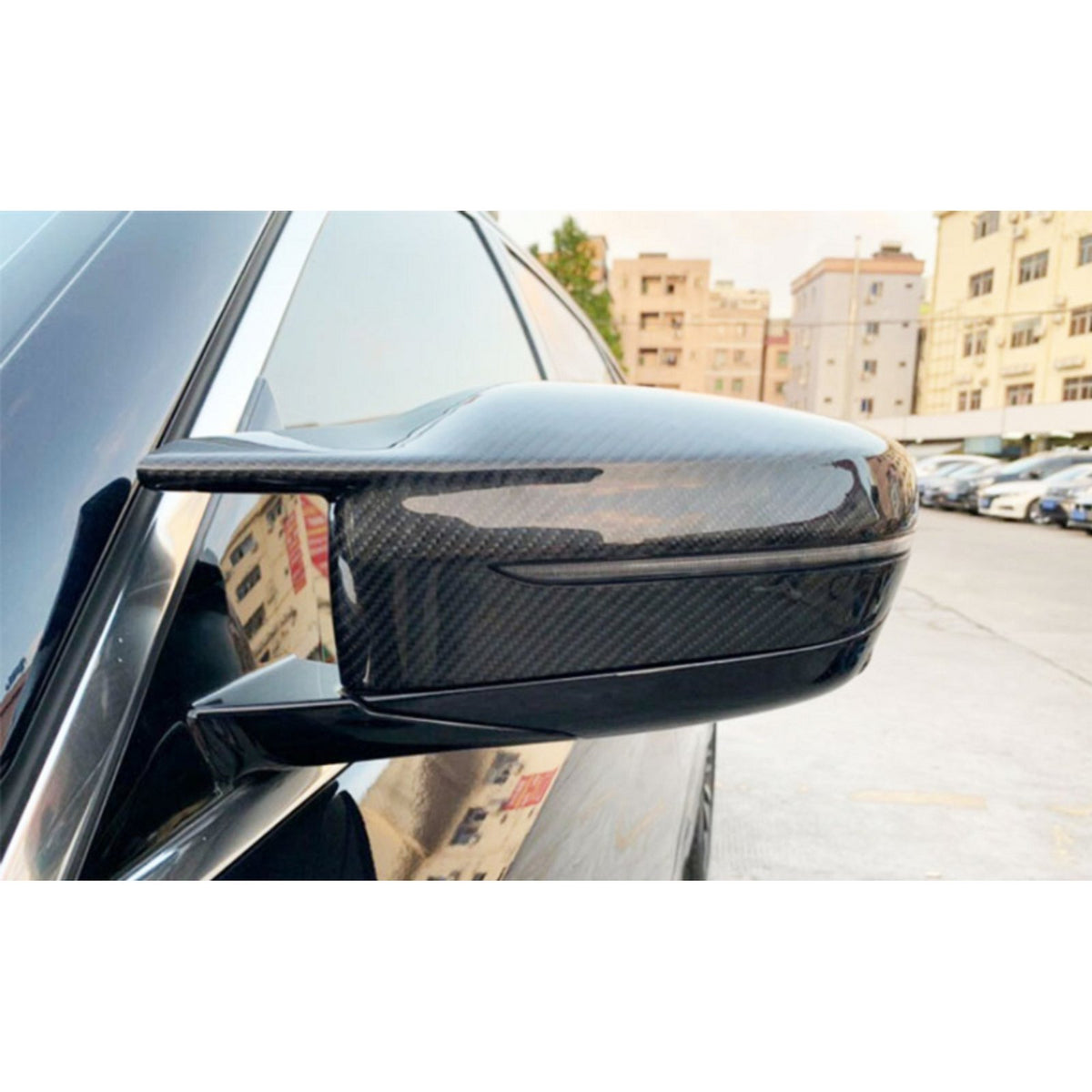 Karbonowe Nakładki Obudowa Lusterek BMW G30 G31 G11 G12 G14 G15 G16 M4 Styl
