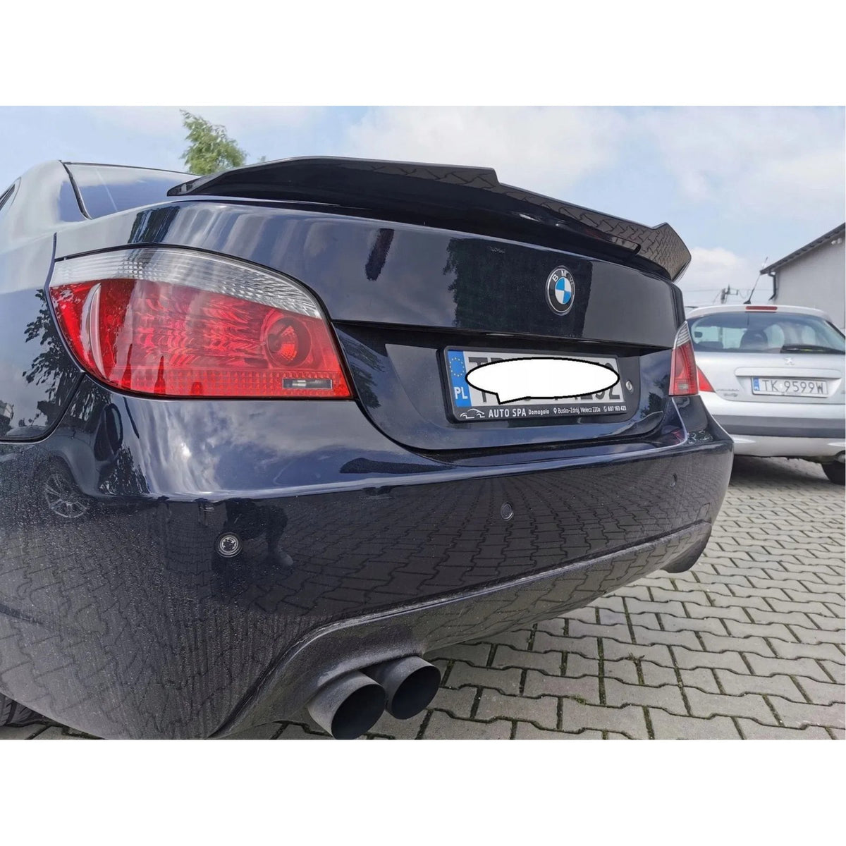 Spoiler Lotka Klapy BMW E60 / E60 M5 (2003-2009) PSM-Style Czarny Połysk
